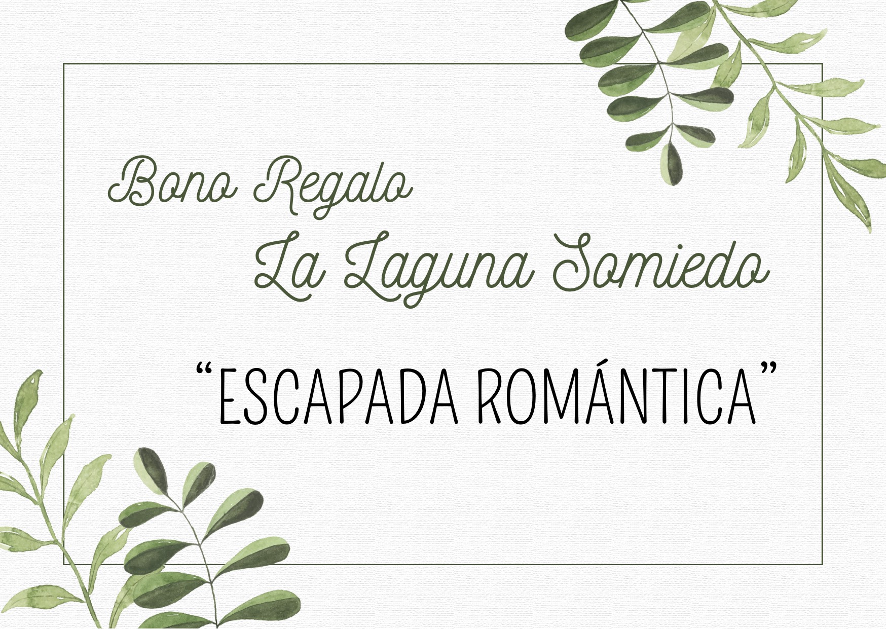 Tarjeta regalo Escapada romantica - Apartamentos Rurales La Laguna Somiedo